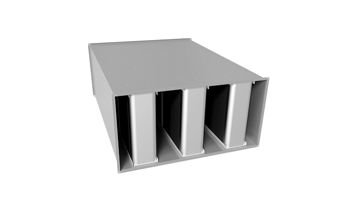 TUNE-S - Rectangular straight silencer